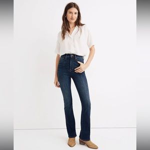 Madewell NWT Skinny Flare Jeans in Lasalle Wash, 28